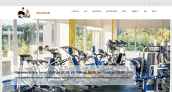 Desktop Screenshot of maxxgym.ru
